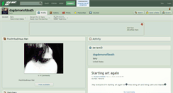 Desktop Screenshot of dogdemonofdeath.deviantart.com