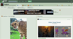 Desktop Screenshot of fangsoul.deviantart.com