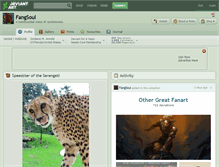 Tablet Screenshot of fangsoul.deviantart.com