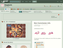 Tablet Screenshot of ponpokorin.deviantart.com