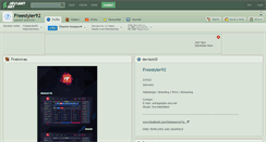 Desktop Screenshot of freestyler92.deviantart.com