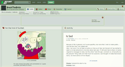 Desktop Screenshot of brockthebrick.deviantart.com