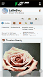 Mobile Screenshot of lattebleu.deviantart.com