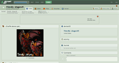 Desktop Screenshot of friendly--dragon49.deviantart.com