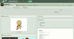 Desktop Screenshot of manix123.deviantart.com