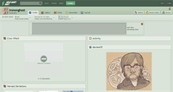 Desktop Screenshot of irononghost.deviantart.com