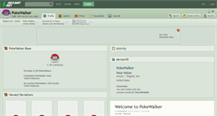 Desktop Screenshot of pokewalker.deviantart.com