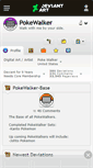 Mobile Screenshot of pokewalker.deviantart.com