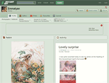 Tablet Screenshot of emmatyan.deviantart.com