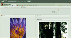 Desktop Screenshot of chriss-cross.deviantart.com