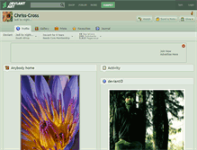Tablet Screenshot of chriss-cross.deviantart.com