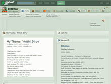Tablet Screenshot of blitzman.deviantart.com