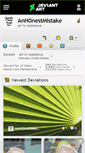 Mobile Screenshot of anh0nestmistake.deviantart.com