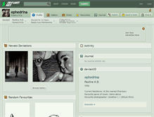 Tablet Screenshot of ephedrina.deviantart.com