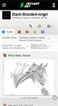 Mobile Screenshot of black-blooded-angel.deviantart.com