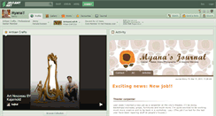 Desktop Screenshot of myana.deviantart.com