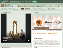Tablet Screenshot of myana.deviantart.com