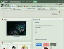 Tablet Screenshot of mf99k.deviantart.com