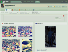 Tablet Screenshot of jamesleeisbuff.deviantart.com