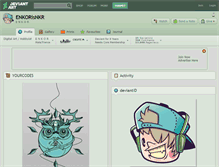Tablet Screenshot of enkorisnkr.deviantart.com