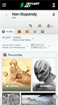 Mobile Screenshot of non-stopandy.deviantart.com