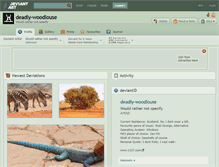 Tablet Screenshot of deadly-woodlouse.deviantart.com