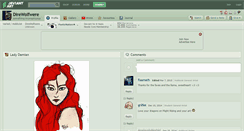 Desktop Screenshot of direwolfwere.deviantart.com