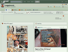 Tablet Screenshot of megaphonnic.deviantart.com