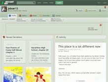 Tablet Screenshot of joboar13.deviantart.com