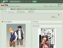 Tablet Screenshot of kitdg.deviantart.com
