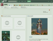 Tablet Screenshot of laaaar.deviantart.com