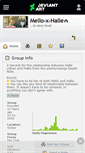Mobile Screenshot of mello-x-halle.deviantart.com