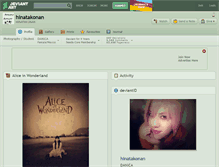 Tablet Screenshot of hinatakonan.deviantart.com