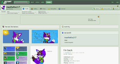 Desktop Screenshot of maxthefox217.deviantart.com