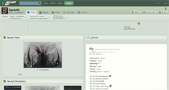 Desktop Screenshot of hankng.deviantart.com