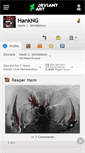 Mobile Screenshot of hankng.deviantart.com