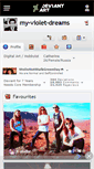 Mobile Screenshot of my-violet-dreams.deviantart.com