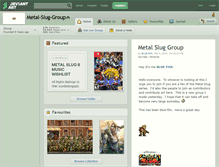 Tablet Screenshot of metal-slug-group.deviantart.com