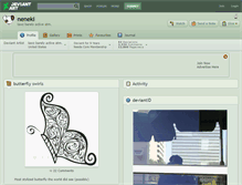 Tablet Screenshot of neneki.deviantart.com