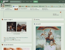 Tablet Screenshot of leopard-1.deviantart.com