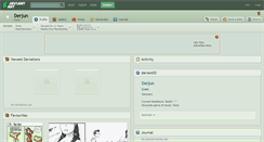 Desktop Screenshot of derjun.deviantart.com