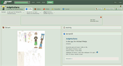 Desktop Screenshot of aoigetsuhana.deviantart.com