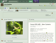 Tablet Screenshot of lynx-pardina.deviantart.com