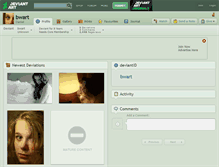 Tablet Screenshot of bwart.deviantart.com