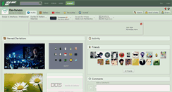 Desktop Screenshot of davinness.deviantart.com
