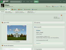 Tablet Screenshot of fr0zen.deviantart.com