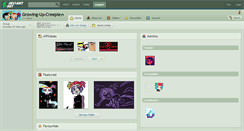 Desktop Screenshot of growing-up-creepie.deviantart.com