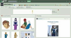 Desktop Screenshot of metal-shadow-x.deviantart.com