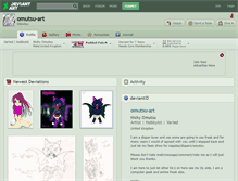 Tablet Screenshot of omutsu-art.deviantart.com