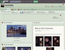 Tablet Screenshot of chemicalflaw.deviantart.com